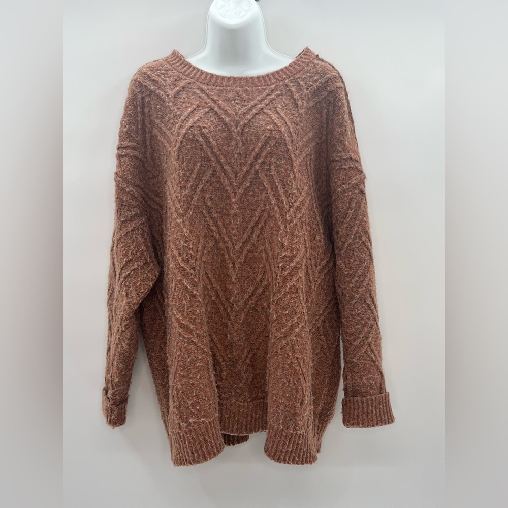 Arizona Jean Copany Chunky Knit Crewneck Sweater - Size XL